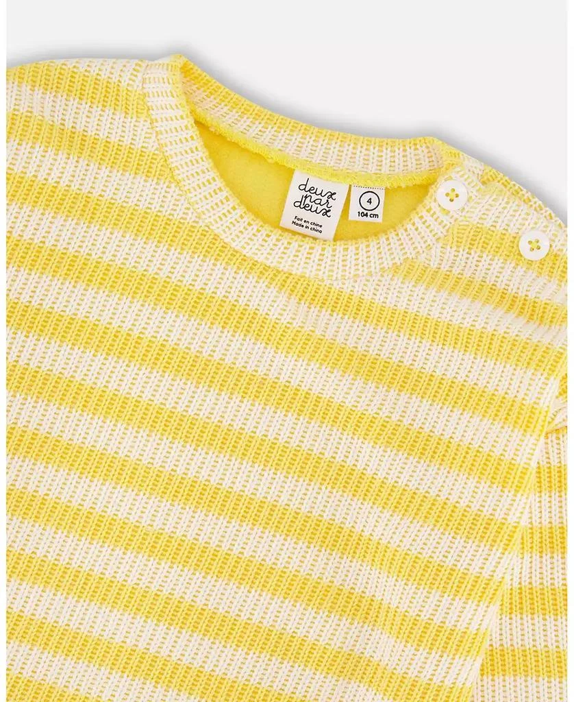 Deux par Deux Toddler Girls Striped Sweater - Toddler|Child 5