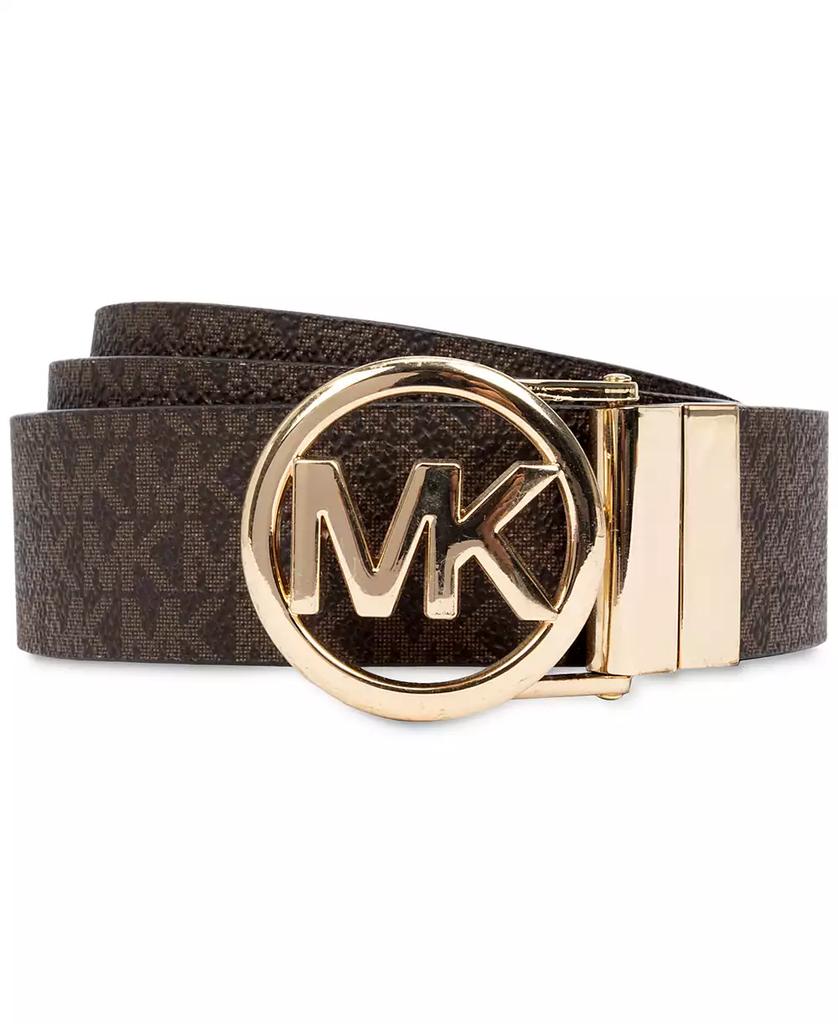 Michael Kors Reversible Logo with Logo Buckle Belt