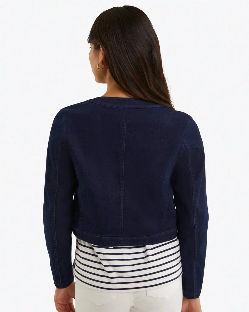 Draper James Draper James - Denim Collarless Jacket 2