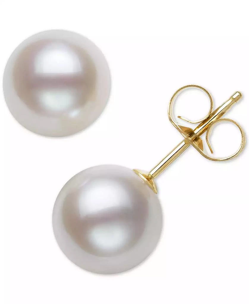 Belle de Mer Cultured Freshwater Pearl Stud Earrings (7mm) in 14k Gold 1