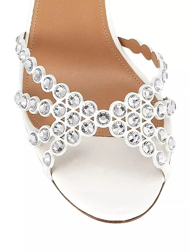 Aquazzura Tequila Bead & Leather Sandals 4