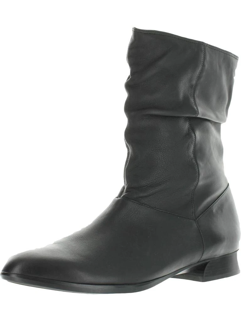 Munro Lynette Womens Leather Zipper Mid-Calf Boots 1