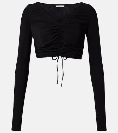 Nensi Dojaka Ruched crop top