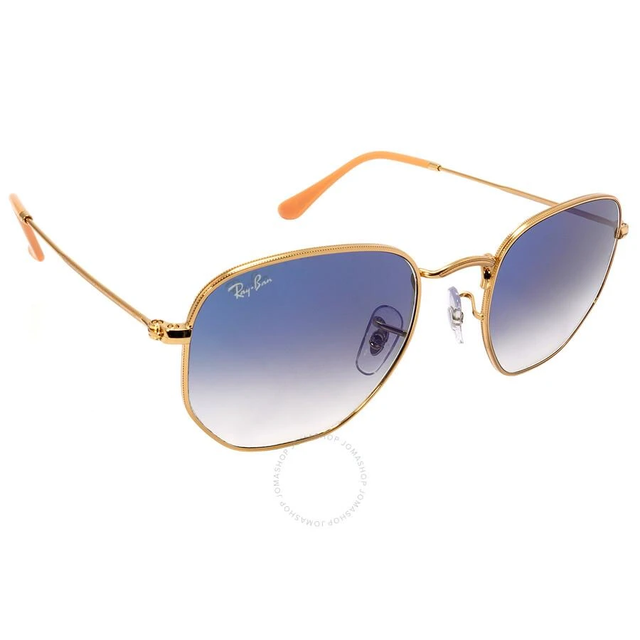 Ray-Ban Hexagonal Light Blue Gradient Unisex Sunglasses RB3548 001/3F 51 2