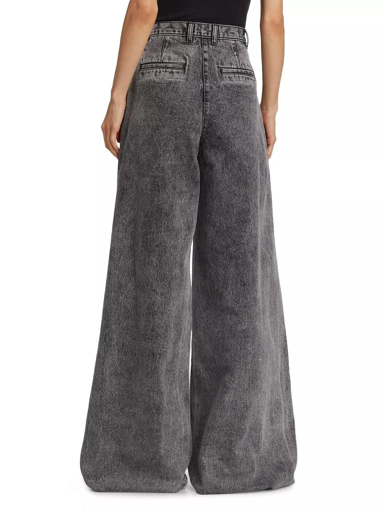 Rosetta Getty High-Rise Wide-Leg Jeans 5