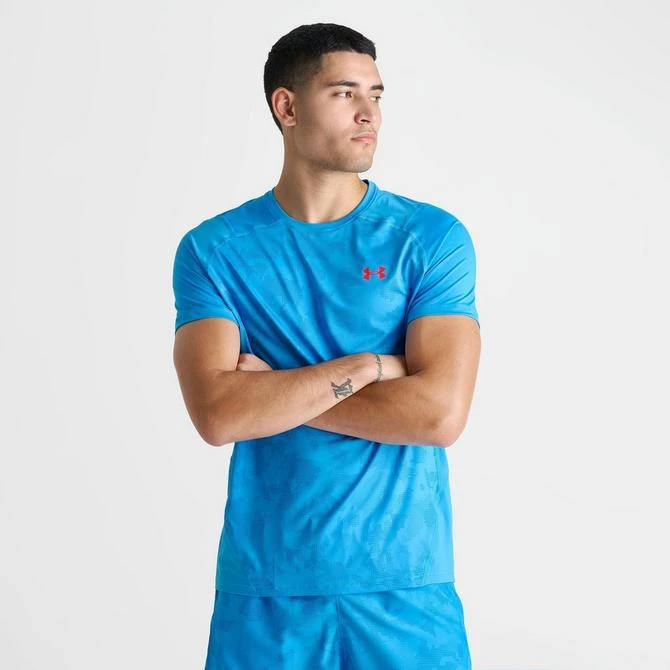 Under Armour Men's Under Armour HeatGear Fitted Camo Short-Sleeve Training Top 5