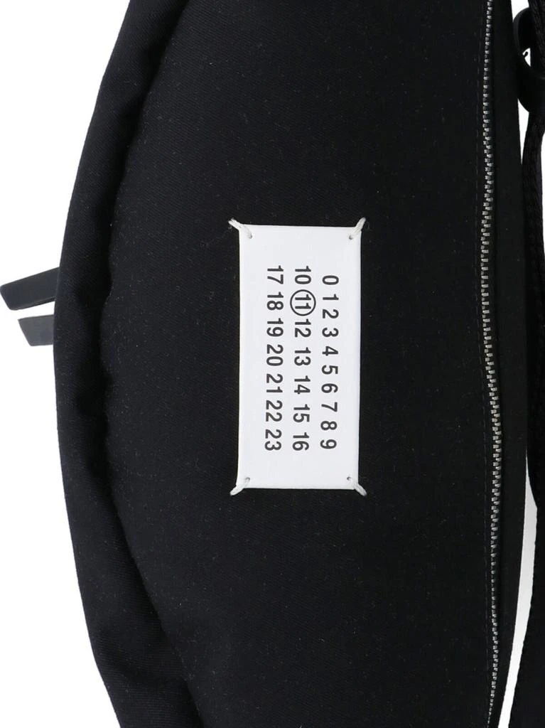 MAISON MARGIELA Minimalist Black Waist Bag With Adjustable Strap 5