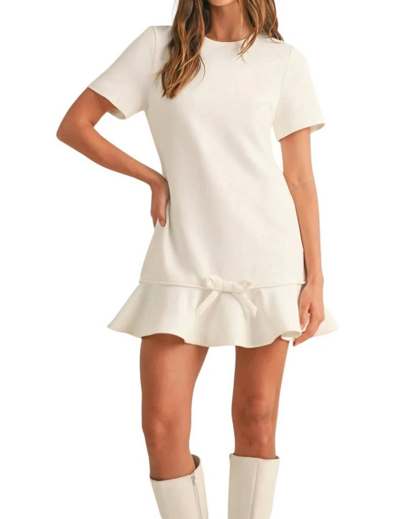 Shop Mable - Alyssa Ruffle Hem Mini Dress on Sale at BeyondStyle  Get 35%  Off Mable - Alyssa Ruffle Hem Mini Dress with Limited-Time Flash Deals,  Exclusive Discounts, and Special Offers.