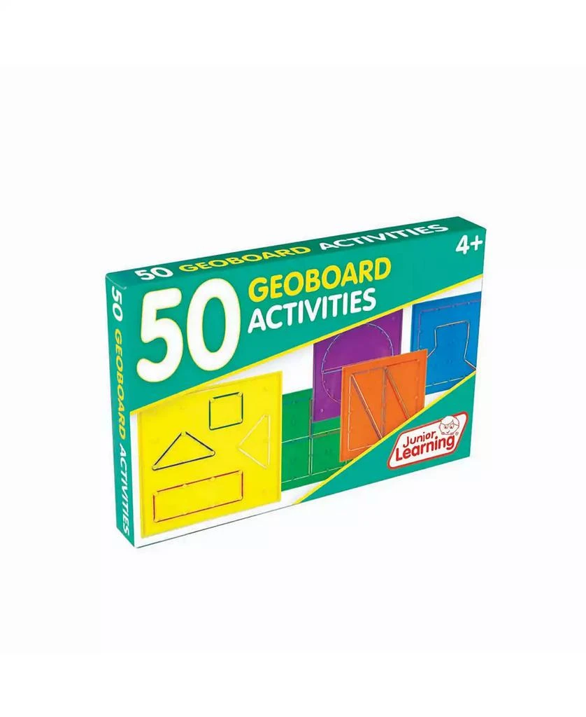 Redbox Junior Learning 50 Geoboard Educational Activity Cards for Math Skills 2