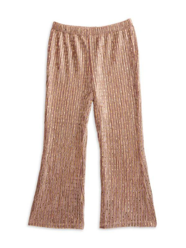Pippa & Julie Little Girl's Sally Embellished Top & Pants Set 3