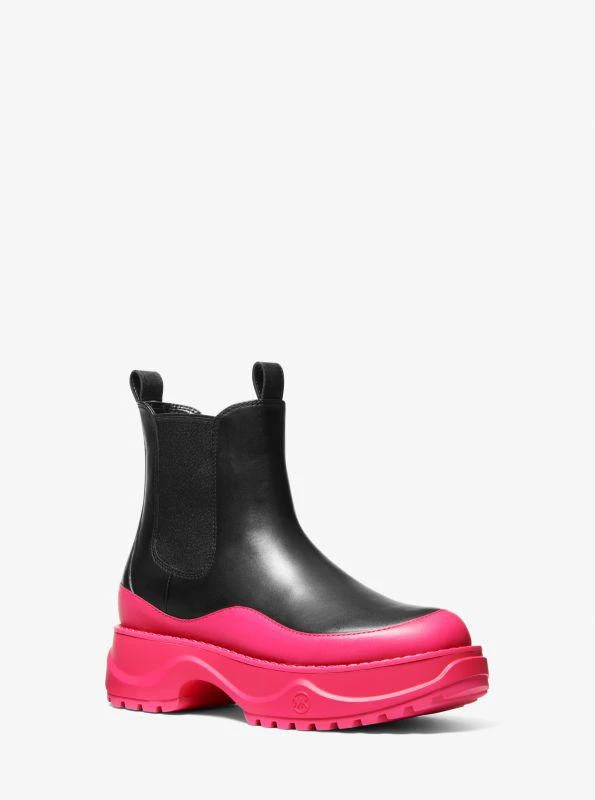 Michael Kors Dupree Two-Tone Leather Boot 1