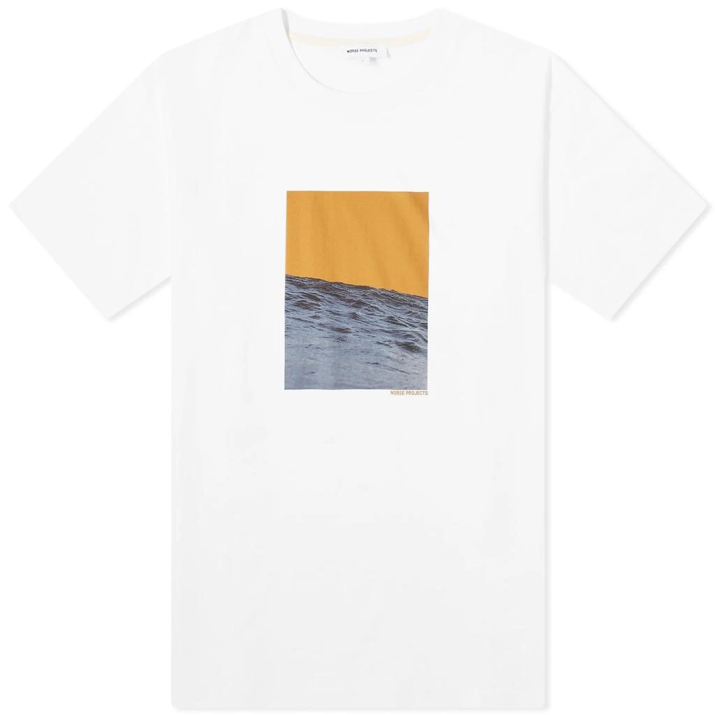 Norse Projects Norse Projects Johannes Organic Waves Print T-shirt 1