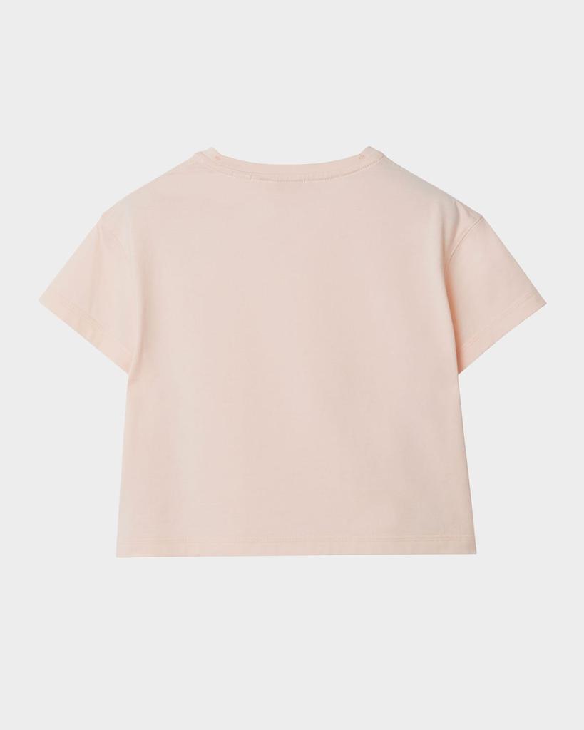 Burberry Girl's Racheal EKD Label Short-Sleeve T-Shirt, Size 3-14