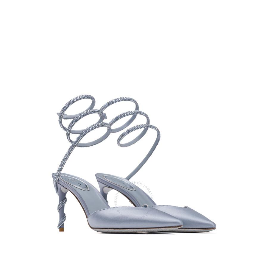 Rene Caovilla Margot 80 Satin Pumps
