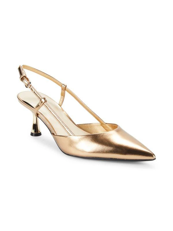 Nine West Kitten Heels Slingback Pumps 2