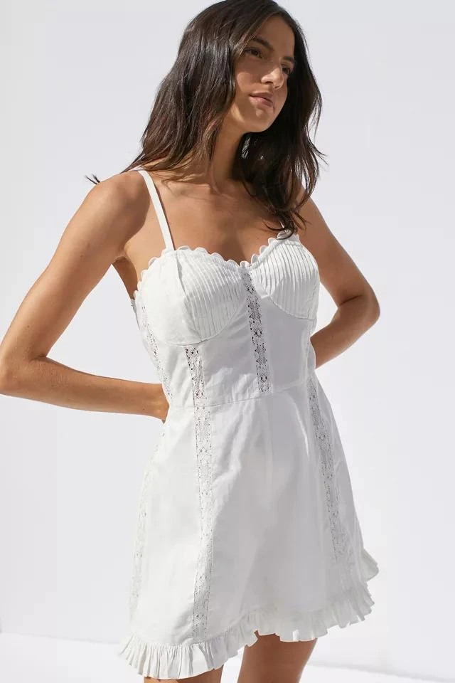 Urban Outfitters UO Juliette Lace Inset Romper 1