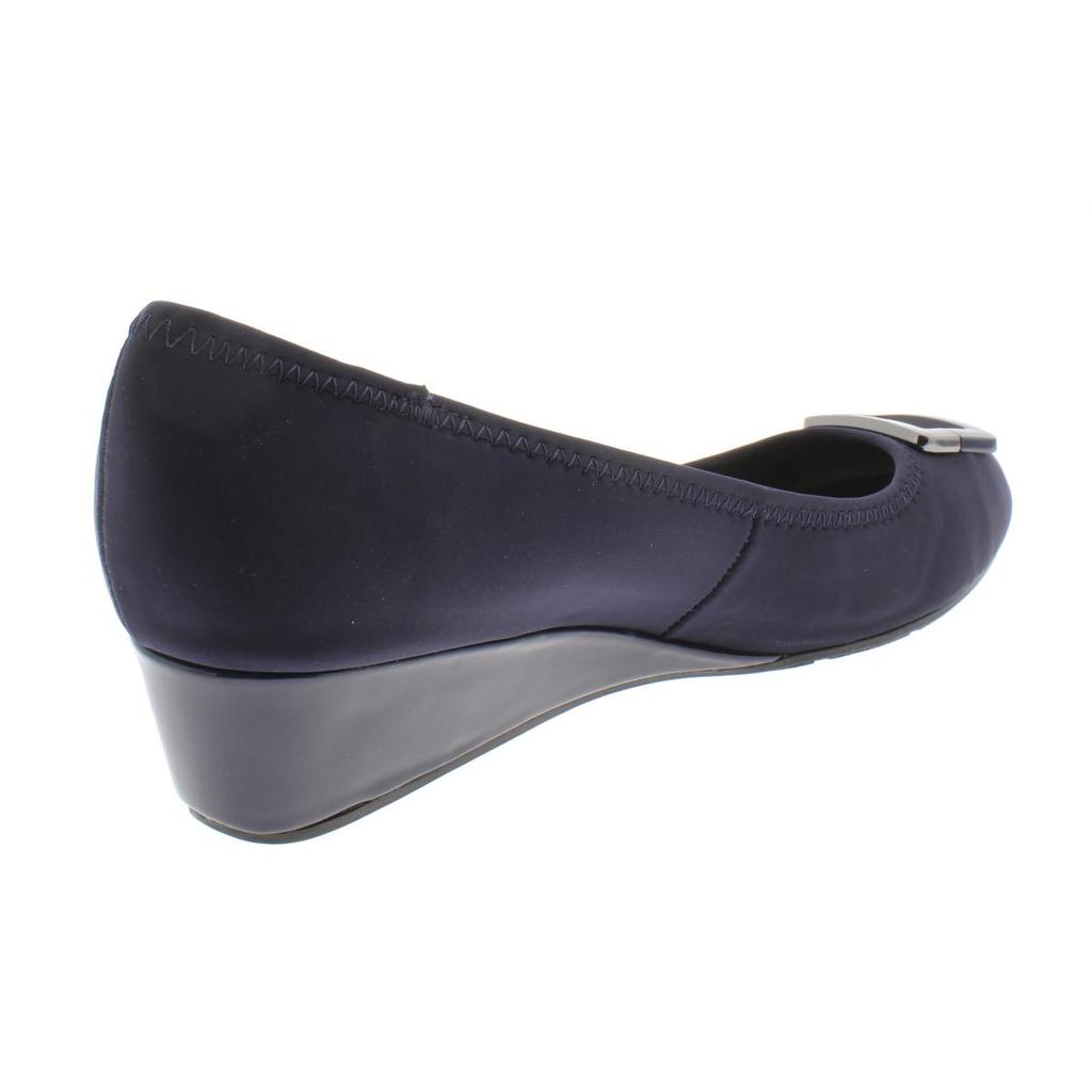 Bandolino Tad Womens Padded Insole Round Toe Wedge Heels