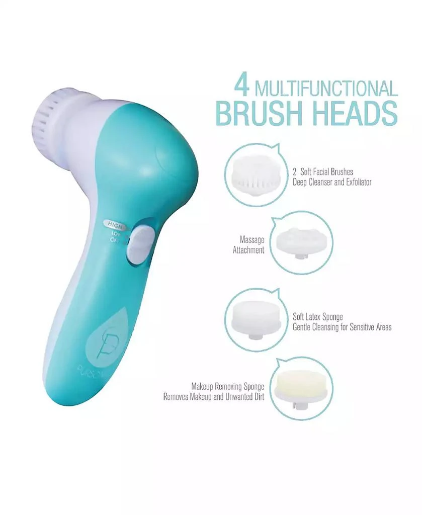 PURSONIC Complete Head-to-Toe Cleansing Set – Advanced Facial Brush + Clean Towels + Body Brush 2