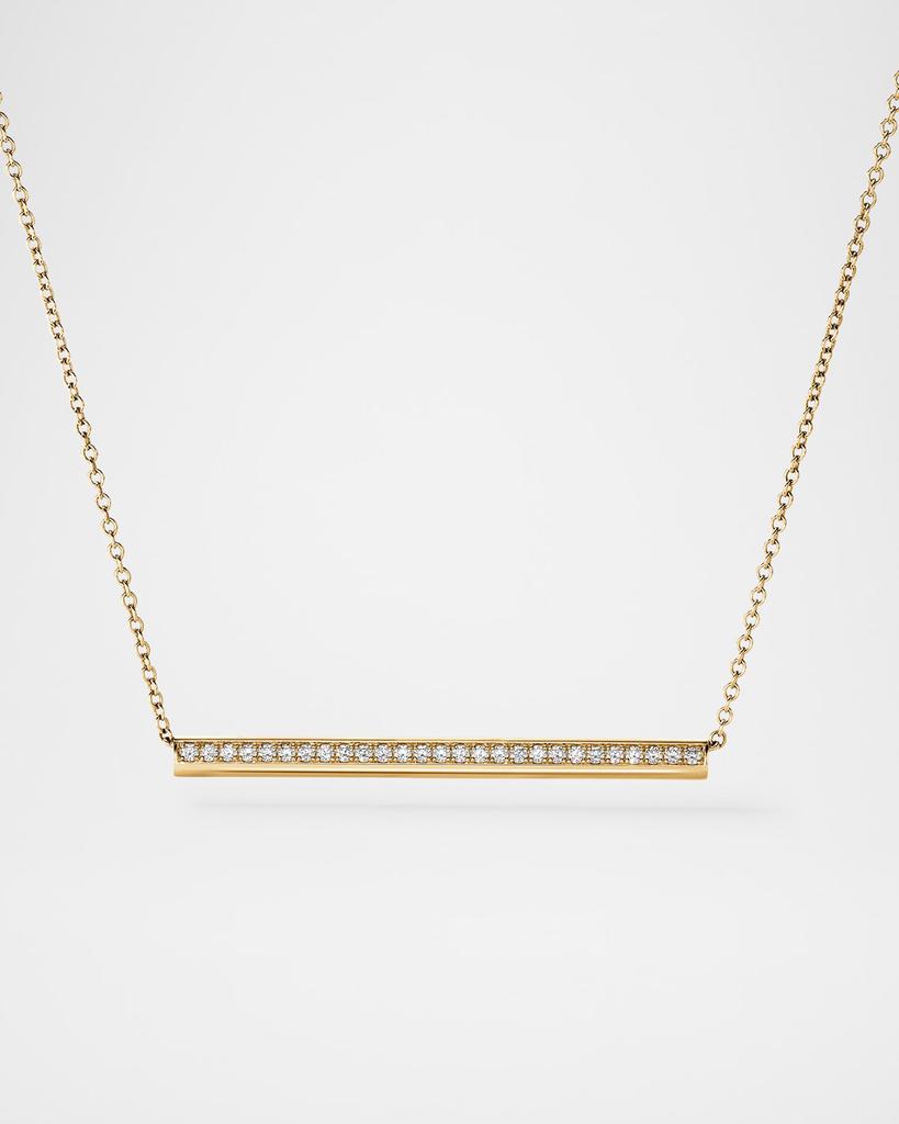 Hearts On Fire Barre 18K Yellow Gold Diamond Pendant Necklace