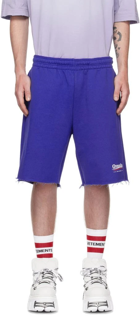 Vetements Blue 'Gvasalia For Vetements' Shorts 1