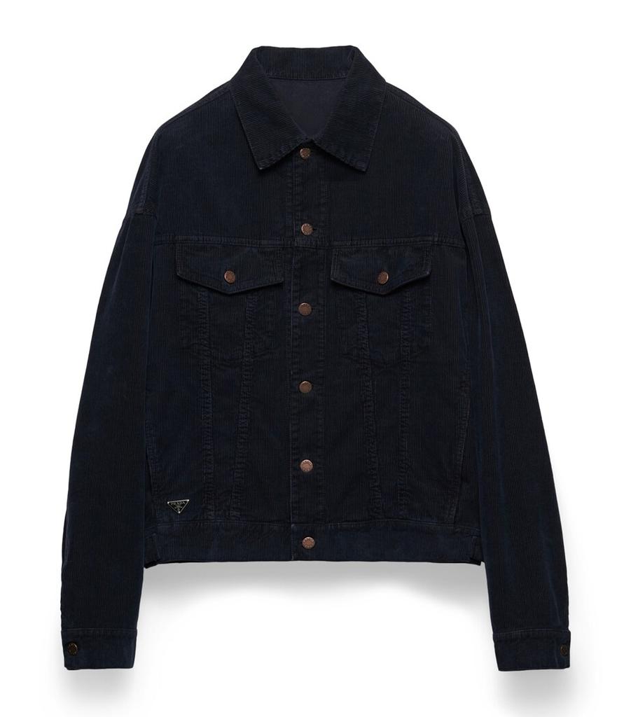 Prada Corduroy Trucker Jacket - Jackets - BeyondStyle