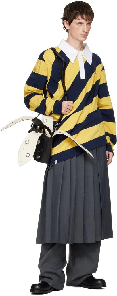 Charles Jeffrey Loverboy Black Banana Bucket Eyelets Bag 4