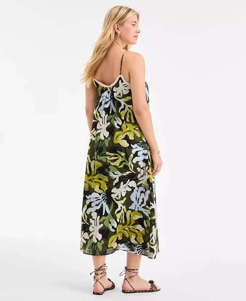 On 34th Women
s Crochet Detail Midi Slip Dress, Exclusively at Macy
s 4