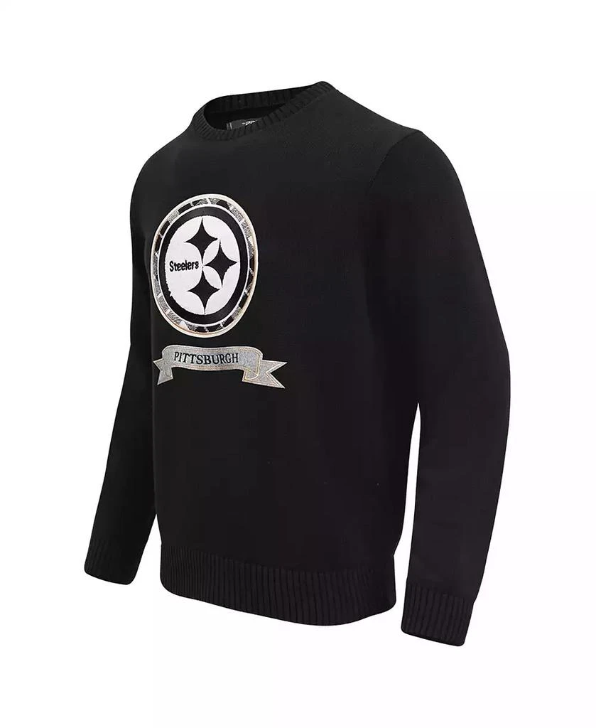 Pro Standard Men's Black Pittsburgh Steelers Prep Knit Sweater 2