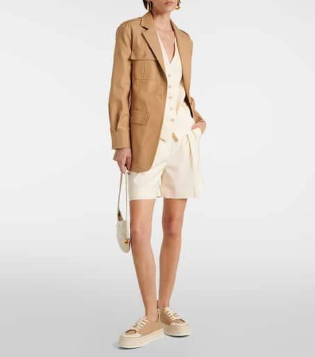 Max Mara Leather platform sneakers 2