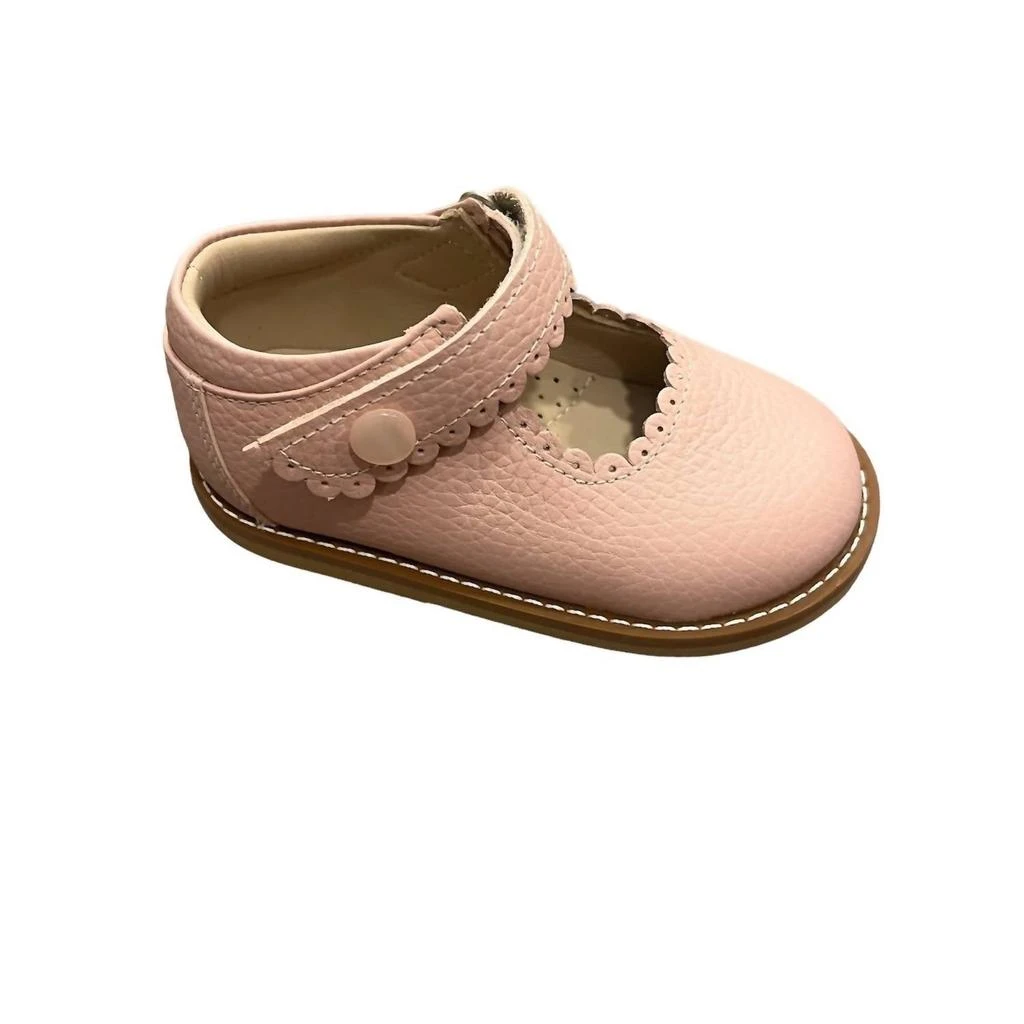 Elephantito Elephantito - Girls First Walker Leather Mary Jane