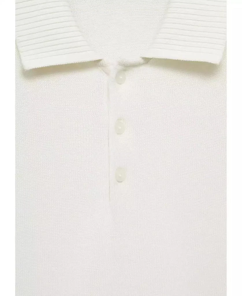 Mango Men's Fine-Knit Cotton Polo Shirt 6