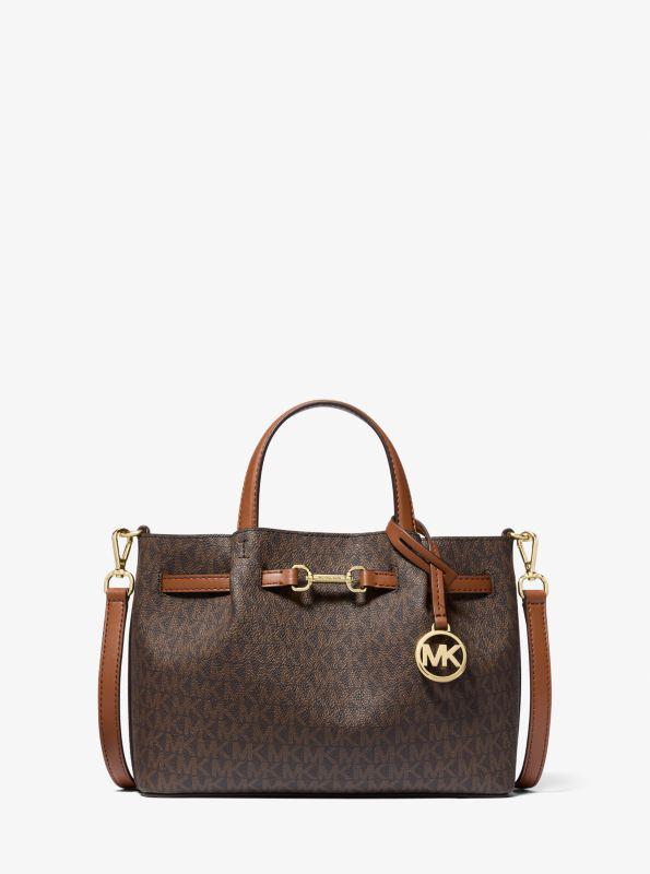 Michael Kors Carson Small Signature Logo Satchel