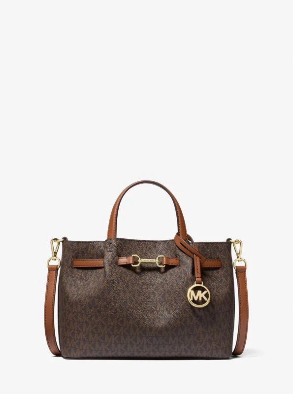 Michael Kors Carson Small Signature Logo Satchel 1