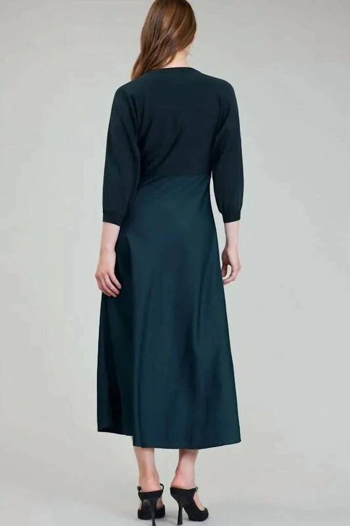 Shop Current Air - Sweater Woven Combo Midi Dress on Sale at BeyondStyle   Get 60% Off Current Air - Sweater Woven Combo Midi Dress with Limited-Time  Flash Deals, Exclusive Discounts, and