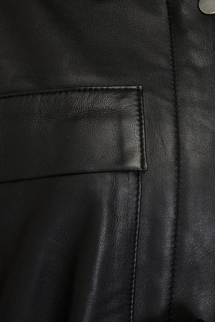 MUUBAA Belted leather jacket 4