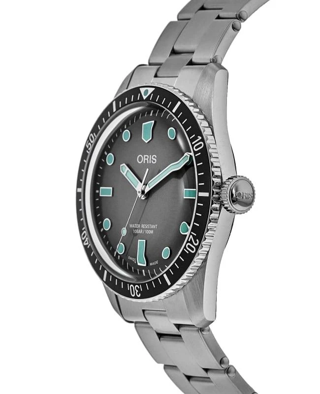 Oris Oris Divers Sixty-Five Automatic Grey Dial Steel Men
s Watch 01 733 7707 4053-07 8 20 18 4