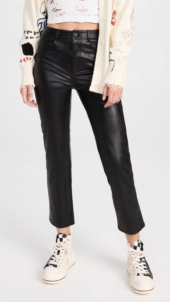 Paige Stella Faux Leather Jeans 1