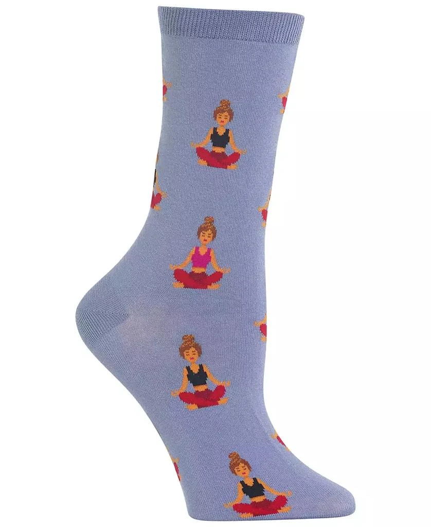 Hot Sox Women's Meditation Crew Socks 1