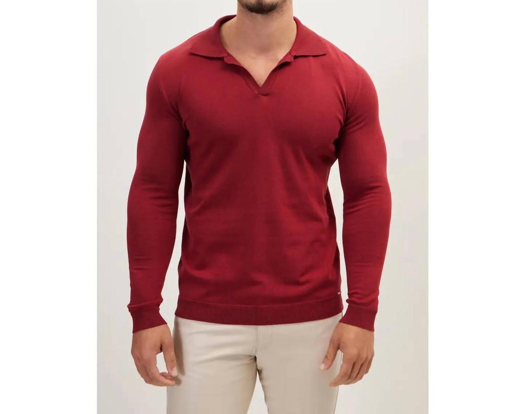 RON TOMSON Ron Tomson - Johnny Collar Sweater Polo