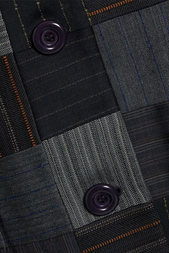 Acne Studios Oversized patchwork tweed blazer 4
