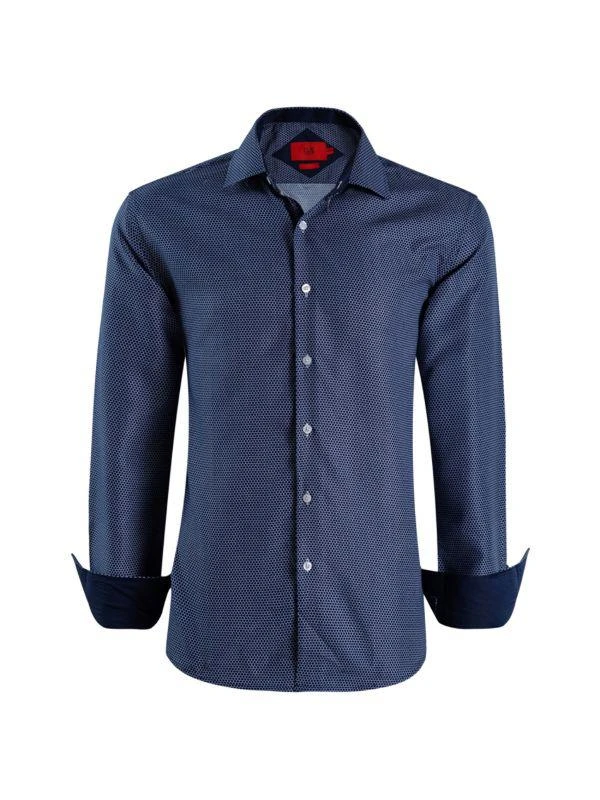 Elie Balleh Slim Fit Honeycomb Dress Shirt 2