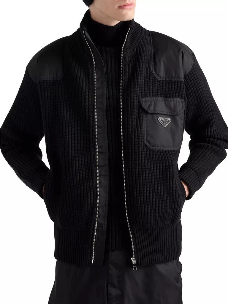 Prada Wool and Cashmere Cardigan 5