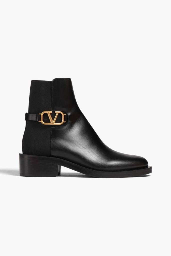 $1950 Valentino Garavani Rockstud M-Way Over The Knee Boots