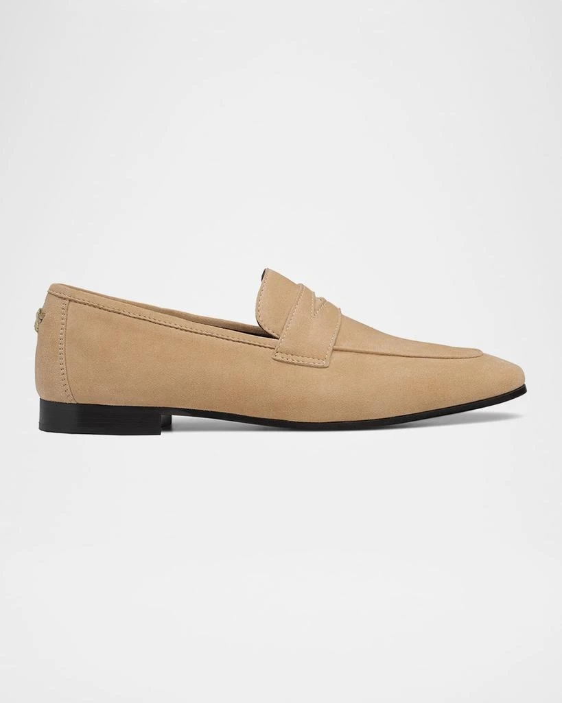 Bougeotte Flaneur Suede Penny Loafers 1