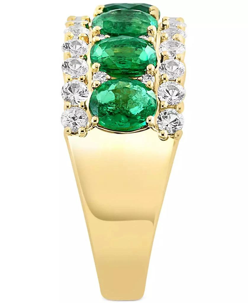 Effy EFFY® Blue & White Sapphire Ring (3-1/2 ct. t.w.) & Diamond (1/20 ct. t.w.) in 14k White Gold. (Also available Emerald and Pink Sapphire) 4