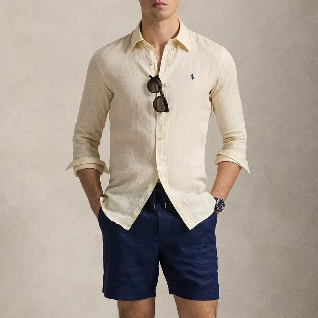 Ralph Lauren Custom-Fit Linen Shirt 4