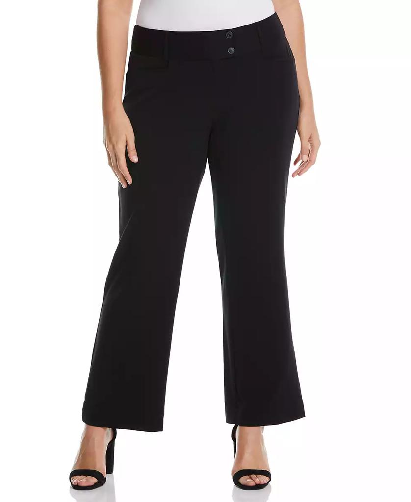Rafaella Plus Size Curvy Fit Short Length Bootcut Pant