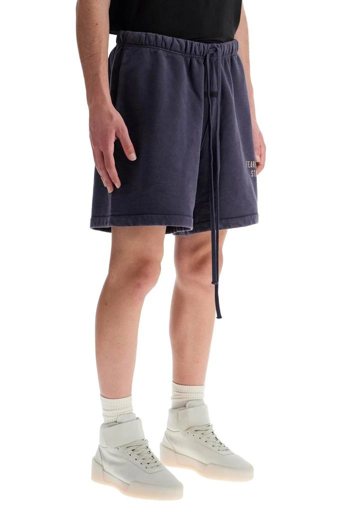 Fear of god High-waisted Navy Blue Cotton Sports Shorts 2