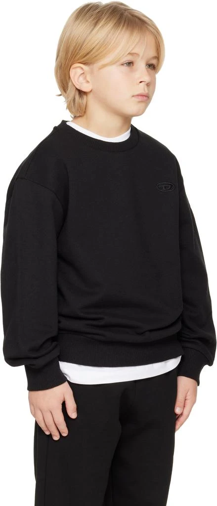 Diesel Kids Black Srobmegovald Over Sweatshirt 2