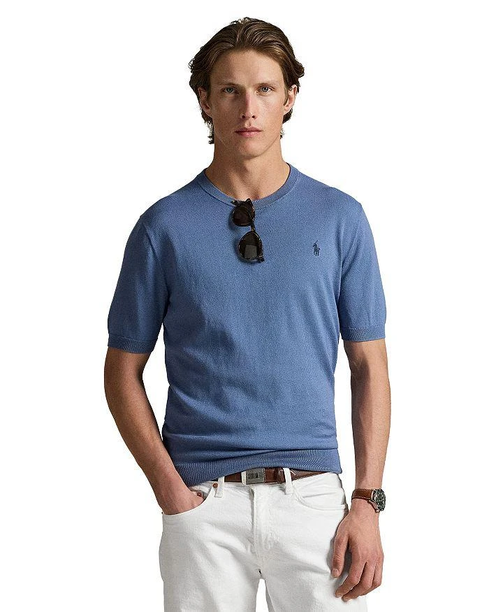 Ralph Lauren Cotton Crewneck Short Sleeve Sweater 1